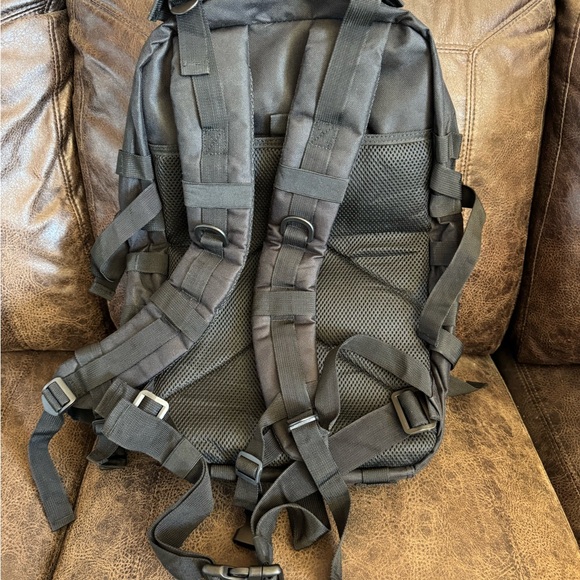 Tactical Black Backpack for Men